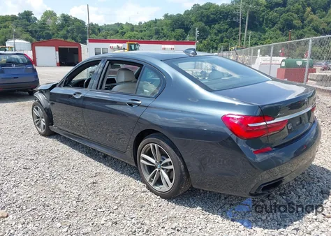 2016 BMW 750I xDrive from USA, damaged, VIN WBA7F2C51GG415830